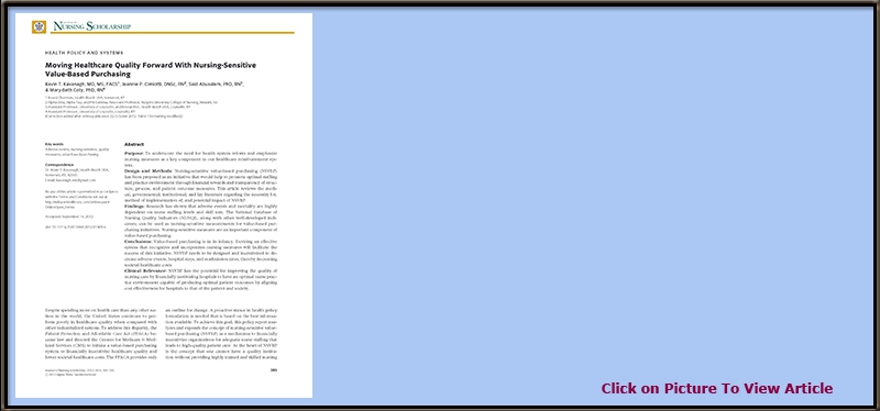 Slide 16  Moving Heatlhcare Quality Forward With Nursing Sensitive Value-Based Purchasing