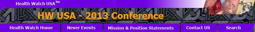 HW USA 2013 Patient Safety Conference