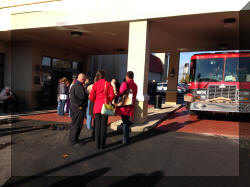 Fire Evaculation at Four Points Sheraton