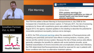 Jonathan Furman - Lecture on Fluoroquinolones 